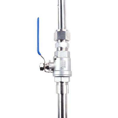 4-20mA/Pulse/RS485 Common Steady-state Gas Insertion Connection Flowmeters Thermal Gas Mass Flow Meter