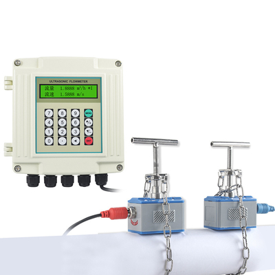 Best Price RS485 Clamp Type Wall Mounted Ultrasonic Flow Meter