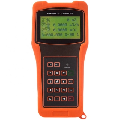Clamp-On Handheld Ultrasonic Sensor Water Sewage Flow Meter Liquid Ultrasonic Flowmeter