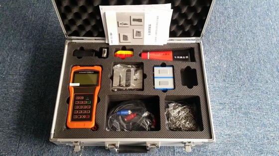 Clamp-On Handheld Ultrasonic Sensor Water Sewage Flow Meter Liquid Ultrasonic Flowmeter