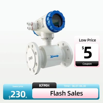 DN100 Fresh Water Flow Meter IP68 Caudalimetro Agua Chemical Electromagnetic Flowmeter