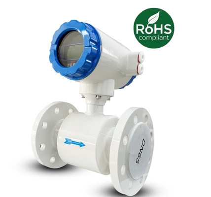 DN100 Fresh Water Flow Meter IP68 Caudalimetro Agua Chemical Electromagnetic Flowmeter