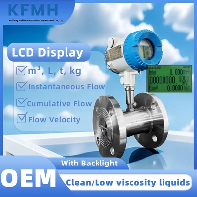 Liquid Flowmeter for Clean Oil Flowmeters 150DN 6'' Digital Sanitary Turbine Flow Meter