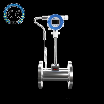 Oxygen Flow Meter Lpg Flow Meters RS485 High Temperature LUGB Vortex Flowmeter