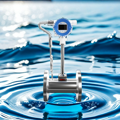DN25 Flow Meter Transmitter Vortex Flow Meters for Lpg Steam Flowmeter ANSI Flange
