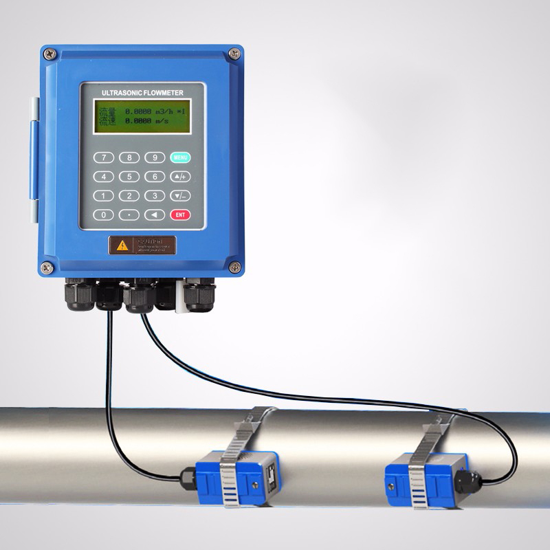 Best Price RS485 Clamp Type Wall Mounted Ultrasonic Flow Meter